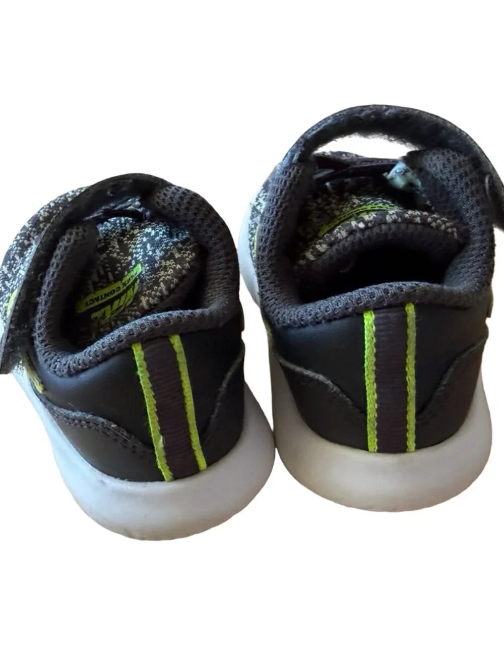 Nike Flex Contact (tdv) ANTHRACITE/VOLLT TODDLER'S SHOES SIZE 4